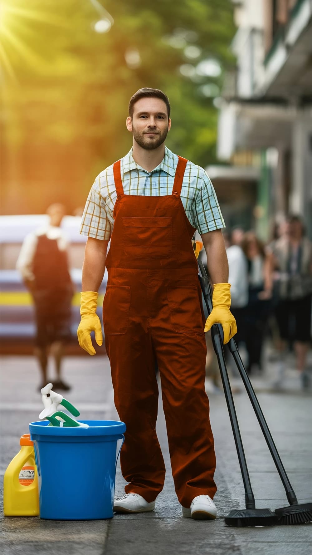 Trained janitorial staff follow clear checklists and standards